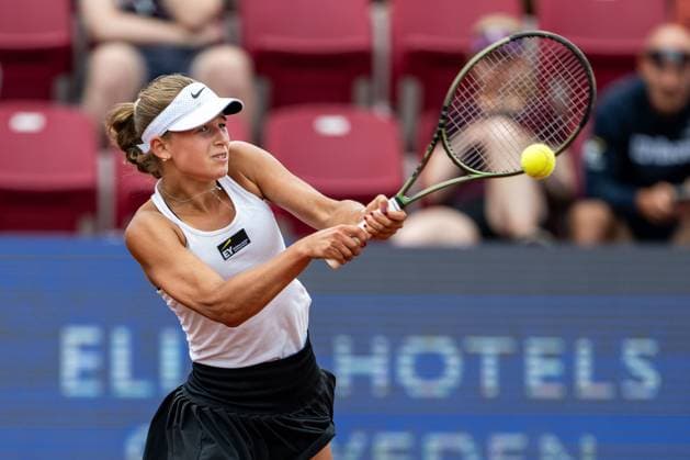230711 Nellie Taraba Wallberg, Sverige, under dag 2 av WTA, Tennis Damen Nordea Open den 11 juli 2023 i Bastad. Copyright: MATHILDAxAHLBERG BB230711MA134