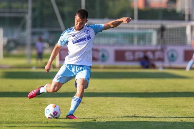 11.07.2023, Fussball, Saison 2022 2023, Testspiel, FC Schalke 04 - FC Kopenhagen, Mehmet Can Aydin (FC Schalke 04) Kufstein Österreich xRHR-FOTO TRx Copyright: RHR-FOTOx RHR-FOTO TR