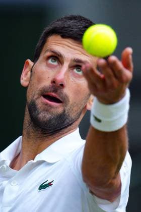 Mandatory Credit: Photo by Javier Garcia Shutterstock (14003753ky) Novak Djokovic during his quarter final match Wimbledon Tennis Championships, Day 9, The All England Lawn Tennis and Croquet Club, London, UK - 11 Jul 2023 Wimbledon Tennis Championships, Day 9, The All England Lawn Tennis and Croquet Club, London, UK - 11 Jul 2023  Copyright: xJavierxGarcia Shutterstockx 14003753ky