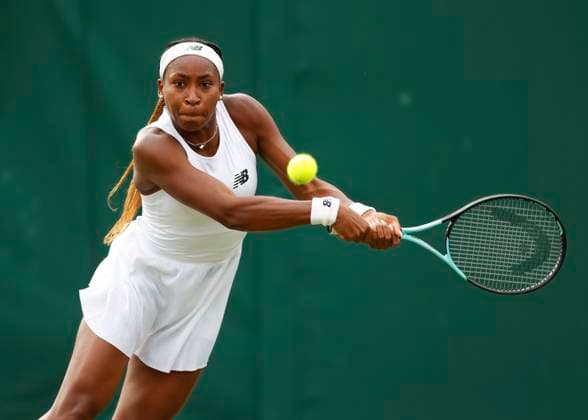 Coco Gauff, Jessica Pegula, Vera Zvonareva, Damen Doppel Copyright: xJuergenxHasenkopfx