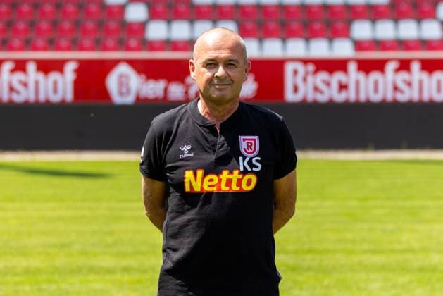 11.07.2023, Fussball, GER, Saison, 3.Liga, Porträttermin 2023 2024, SSV Jahn Regensburg Klaus-Dieter Schneider (Betreuer); SSV Jahn Regensburg; 3.Liga, Porträttermin 2023 2024, DFL REGULATIONS PROHIBIT ANY USE OF PHOTOGRAPHS AS IMAGE SEQUENCES AND OR QUASI-VIDEO.