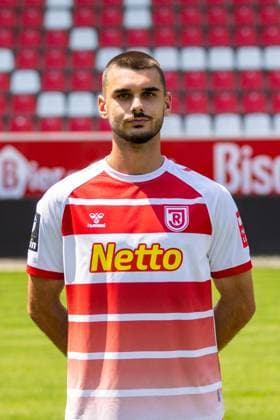 11.07.2023, Fussball, GER, Saison, 3.Liga, Porträttermin 2023 2024, SSV Jahn Regensburg Rasim Bulic; SSV Jahn Regensburg; 3.Liga, Porträttermin 2023 2024, DFL REGULATIONS PROHIBIT ANY USE OF PHOTOGRAPHS AS IMAGE SEQUENCES AND OR QUASI-VIDEO.