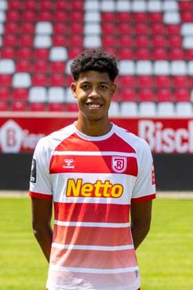 11.07.2023, Fussball, GER, Saison, 3.Liga, Porträttermin 2023 2024, SSV Jahn Regensburg Noah Ganaus; SSV Jahn Regensburg; 3.Liga, Porträttermin 2023 2024, DFL REGULATIONS PROHIBIT ANY USE OF PHOTOGRAPHS AS IMAGE SEQUENCES AND OR QUASI-VIDEO.