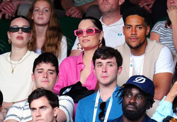 Mandatory Credit: Photo by Javier Garcia Shutterstock (14006839ac) Jessie J and Chanan Safir Colman watching the action on Centre Court Wimbledon Tennis Championships, Day 10, The All England Lawn Tennis and Croquet Club, London, UK - 12 Jul 2023 Wimbledon Tennis Championships, Day 10, The All England Lawn Tennis and Croquet Club, London, UK - 12 Jul 2023  Copyright: xJavierxGarcia Shutterstockx 14006839ac