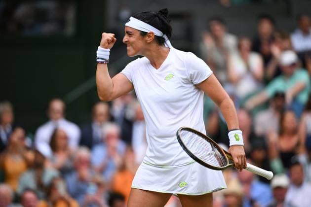 Wimbledon Championships Day 10 Ons Jabeur (TUN) during her quarter final round match at the 2023 Wimbledon Championships at the AELTC in London, UK on July 12, 2023. Photo by Corinne Dubreuil ABACAPRESS.COM London United Kingdom  Copyright: xDubreuilxCorinne ABACAx 860497_048 DubreuilxCorinne ABACAx 860497_048