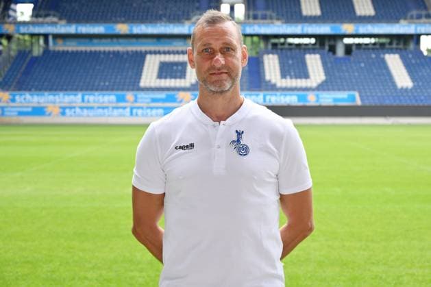 Co Trainer Michael Hiemisch; MSV Duisburg; 3.Liga, Porträttermin 2023 2024 Duisburg Schauinsland Reisen Arena Nordrhein-Westfalen Deutschland