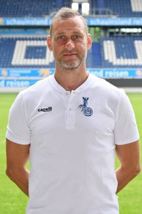 Co Trainer Michael Hiemisch; MSV Duisburg; 3.Liga, Porträttermin 2023 2024 Duisburg Schauinsland Reisen Arena Nordrhein-Westfalen Deutschland
