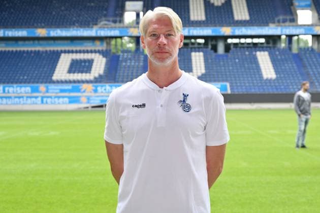 Torwarttrainer Sven Beuckert; MSV Duisburg; 3.Liga, Porträttermin 2023 2024 Duisburg Schauinsland Reisen Arena Nordrhein-Westfalen Deutschland