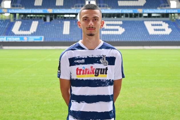 Baran Mogultay; MSV Duisburg; 3.Liga, Porträttermin 2023 2024 Duisburg Schauinsland Reisen Arena Nordrhein-Westfalen Deutschland