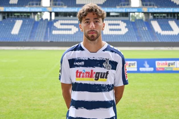 Alaa Bakir; MSV Duisburg; 3.Liga, Porträttermin 2023 2024 Duisburg Schauinsland Reisen Arena Nordrhein-Westfalen Deutschland