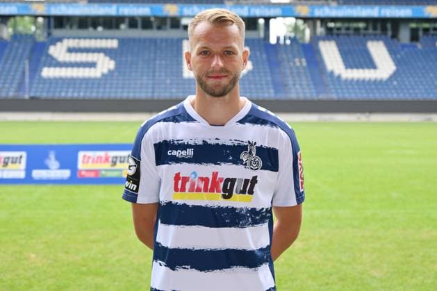 Pascal Köpke; MSV Duisburg; 3.Liga, Porträttermin 2023 2024 Duisburg Schauinsland Reisen Arena Nordrhein-Westfalen Deutschland