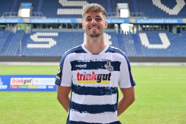 Tobias Fleckstein; MSV Duisburg; 3.Liga, Porträttermin 2023 2024 Duisburg Schauinsland Reisen Arena Nordrhein-Westfalen Deutschland