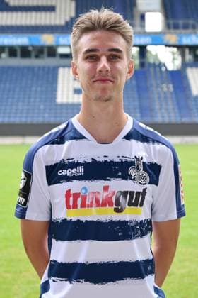 Jonas Michelbrink; MSV Duisburg; 3.Liga, Porträttermin 2023 2024 Duisburg Schauinsland Reisen Arena Nordrhein-Westfalen Deutschland