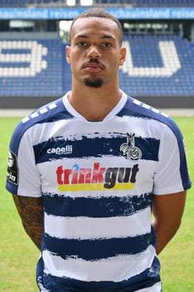 Chinedu Ekene; MSV Duisburg; 3.Liga, Porträttermin 2023 2024 Duisburg Schauinsland Reisen Arena Nordrhein-Westfalen Deutschland