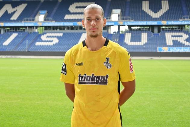 Dennis Smarsch; MSV Duisburg; 3.Liga, Porträttermin 2023 2024 Duisburg Schauinsland Reisen Arena Nordrhein-Westfalen Deutschland