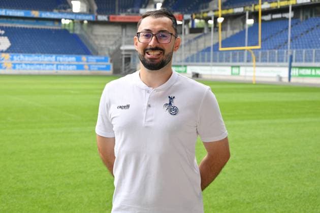 Omar Ahmad; MSV Duisburg; 3.Liga, Porträttermin 2023 2024 Duisburg Schauinsland Reisen Arena Nordrhein-Westfalen Deutschland