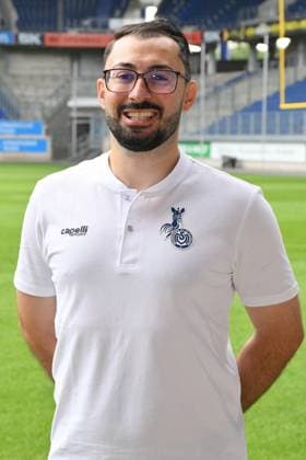 Omar Ahmad; MSV Duisburg; 3.Liga, Porträttermin 2023 2024 Duisburg Schauinsland Reisen Arena Nordrhein-Westfalen Deutschland