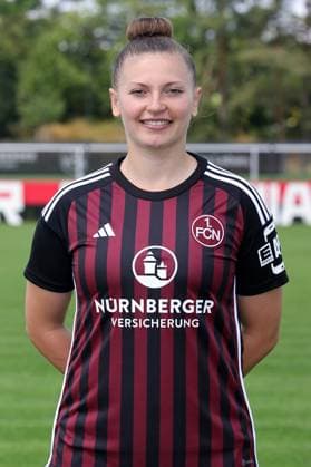 12.07.2023 - 1. FC Nürnberg FCN Club - Saison 2023 2024 - Fototermin Porträttermin Frauen - Einzelbild Einzelfoto Portrait Porträt Kopfbild - Sportfoto Zink DaMa - xdaxmax - Einzelbild Einzelfoto Portrait Porträt Kopfbild - Jessica May (6, 1. FC Nürnberg FCN )