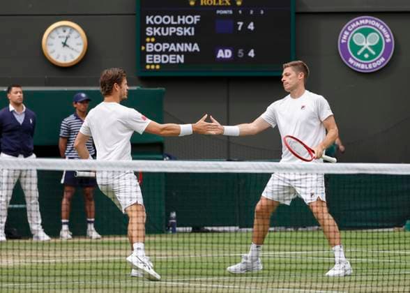 Wesley Koolhof, Neal Skupski, Herren Doppel Semi Final Copyright: xJuergenxHasenkopfx