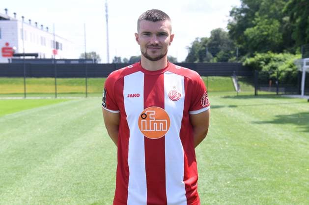 Rot-Weiss Essen; 3.Liga, Porträttermin 2023 2024 Björn Rother; Rot-Weiss Essen; 3. Liga, Porträttermin 2023 2024