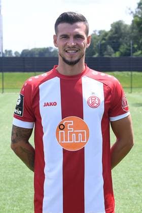 Rot-Weiss Essen; 3.Liga, Porträttermin 2023 2024 Andreas Wiegel; Rot-Weiss Essen; 3. Liga, Porträttermin 2023 2024