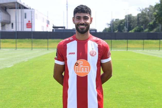 Rot-Weiss Essen; 3.Liga, Porträttermin 2023 2024 Ekin Celebi; Rot-Weiss Essen; 3. Liga, Porträttermin 2023 2024