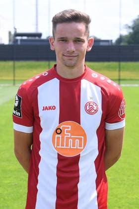 Rot-Weiss Essen; 3.Liga, Porträttermin 2023 2024 Nils Kaiser; Rot-Weiss Essen; 3. Liga, Porträttermin 2023 2024