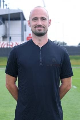 Rot-Weiss Essen; 3.Liga, Porträttermin 2023 2024 Lars Fleischer ( Co-Trainer ); Rot-Weiss Essen; 3. Liga, Porträttermin 2023 2024