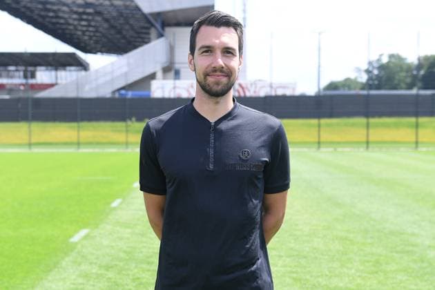 Rot-Weiss Essen; 3.Liga, Porträttermin 2023 2024 Max von Gehlen ( Physiotherapeut ); Rot-Weiss Essen; 3. Liga, Porträttermin 2023 2024