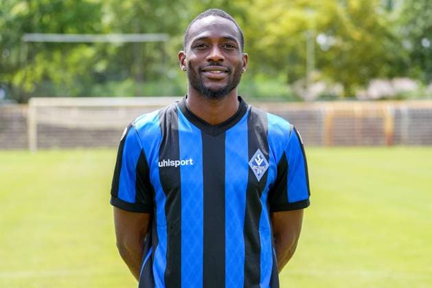 Yann Mabella; SV Waldhof Mannheim; 3.Liga, Porträttermin 2023 2024