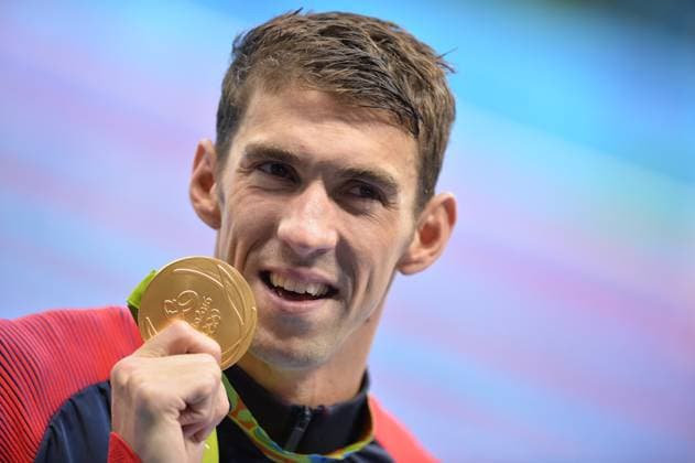 Rio 2016 Olympic Games, Olympische Spiele, Olympia, OS - Swimming Day 4 - LH Michael Phelps winner of the Gold Medal, 200m Butterfly at the 2016 Rio Olympic Games on August 9, 2016 in Rio De Janeiro, Brazil. Photo by Lionel Hahn ABACAPRESS.COM Rio de Janeiro Brazil  Copyright: xHahnxLionel ABACAx 558484_058 HahnxLionel ABACAx 558484_058