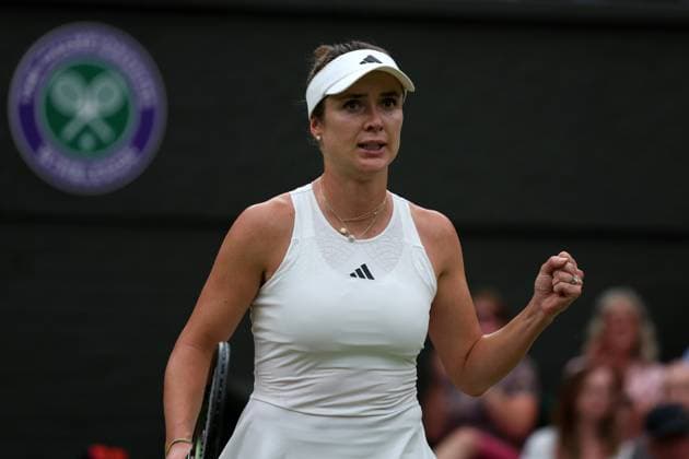 13th July 2023; All England Lawn Tennis and Croquet Club, London, England: Wimbledon Tennis Tournament; Elina Svitolina (UKR)  ActionPlus12531162 JohnxPatrickxFletcher