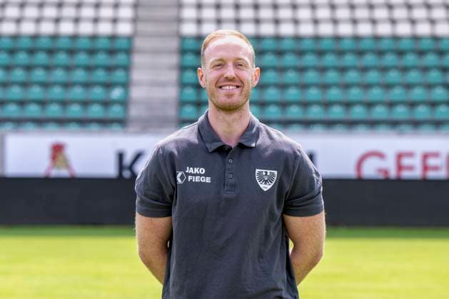 Co-Trainer Louis Cordes; SC Preußen Münster 06; 3.Liga, Porträttermin 2023 2024, Copyright: xDavidxInderliedx