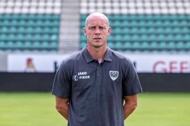 Torwarttrainer AndrÃ Poggenborg; SC Preußen Münster 06; 3.Liga, Porträttermin 2023 2024, Copyright: xDavidxInderliedx