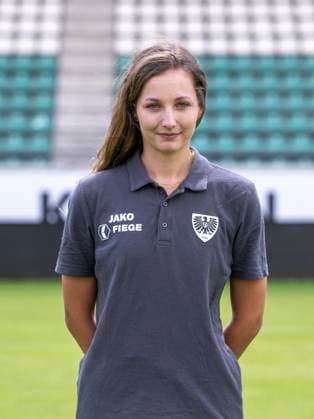 Physiotherapeutin Kira Loose; SC Preußen Münster 06; 3.Liga, Porträttermin 2023 2024, Copyright: xDavidxInderliedx