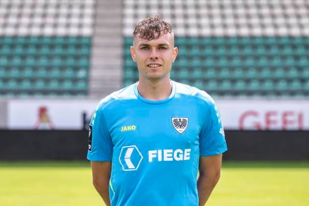 Tom Müller; SC Preußen Münster 06; 3.Liga, Porträttermin 2023 2024, Copyright: xDavidxInderliedx