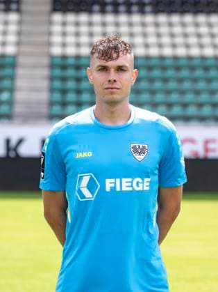 Tom Müller; SC Preußen Münster 06; 3.Liga, Porträttermin 2023 2024, Copyright: xDavidxInderliedx