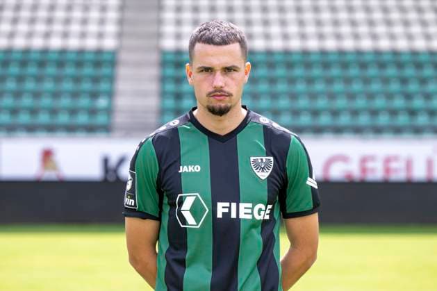 Yassine Bouchama; SC Preußen Münster 06; 3.Liga, Porträttermin 2023 2024, Copyright: xDavidxInderliedx