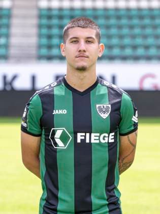 Darius Ghindovean; SC Preußen Münster 06; 3.Liga, Porträttermin 2023 2024, Copyright: xDavidxInderliedx