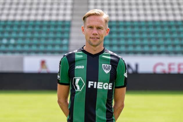Dennis Grote; SC Preußen Münster 06; 3.Liga, Porträttermin 2023 2024, Copyright: xDavidxInderliedx
