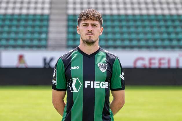 Dominik Schad; SC Preußen Münster 06; 3.Liga, Porträttermin 2023 2024, Copyright: xDavidxInderliedx