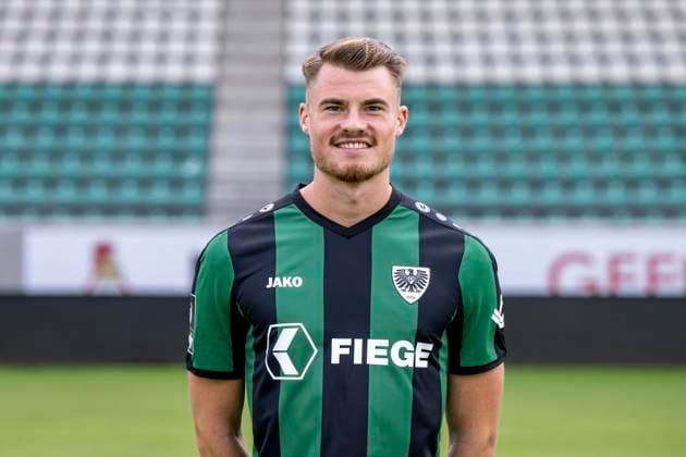 Niko Koulis; SC Preußen Münster 06; 3.Liga, Porträttermin 2023 2024, Copyright: xDavidxInderliedx