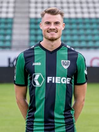 Niko Koulis; SC Preußen Münster 06; 3.Liga, Porträttermin 2023 2024, Copyright: xDavidxInderliedx