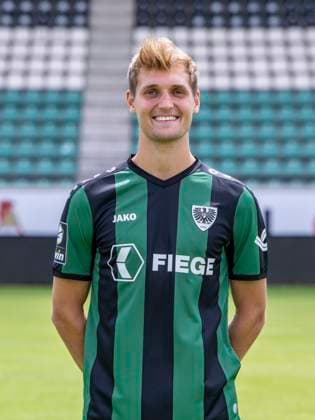 Lukas Frenkert; SC Preußen Münster 06; 3.Liga, Porträttermin 2023 2024, Copyright: xDavidxInderliedx
