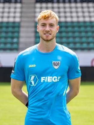 Roman Schabbing; SC Preußen Münster 06; 3.Liga, Porträttermin 2023 2024, Copyright: xDavidxInderliedx