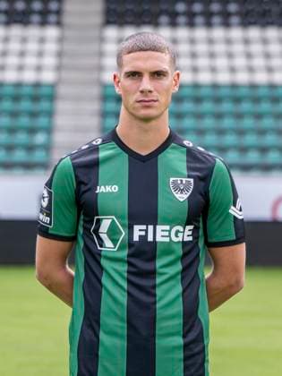 Luca Bazzoli; SC Preußen Münster 06; 3.Liga, Porträttermin 2023 2024, Copyright: xDavidxInderliedx