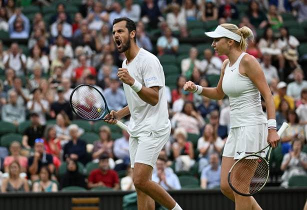 2023 Wimbledon Mixed Final Winner : Mate Pavic (CRO) Lyudmyla Kichenok (UKR)