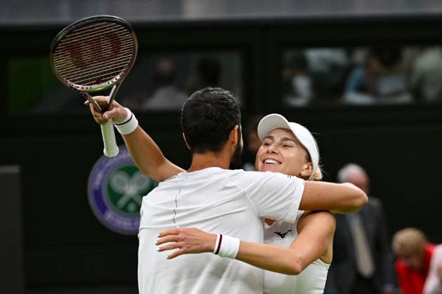 2023 Wimbledon Mixed Final Winner : Mate Pavic (CRO) Lyudmyla Kichenok (UKR)