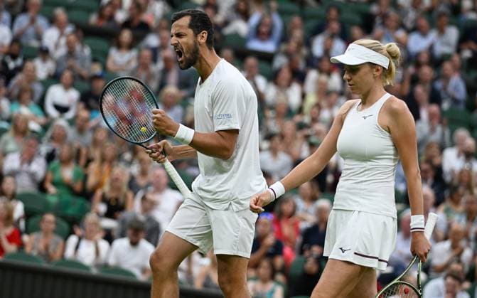 2023 Wimbledon Mixed Final Winner : Mate Pavic (CRO) Lyudmyla Kichenok (UKR)
