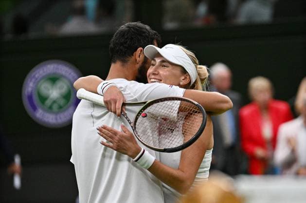 2023 Wimbledon Mixed Final Winner : Mate Pavic (CRO) Lyudmyla Kichenok (UKR)
